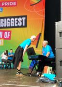 Leeds Pride 2025 Stage Ian Jenny