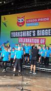 Leeds Pride 2025 Stage preparation